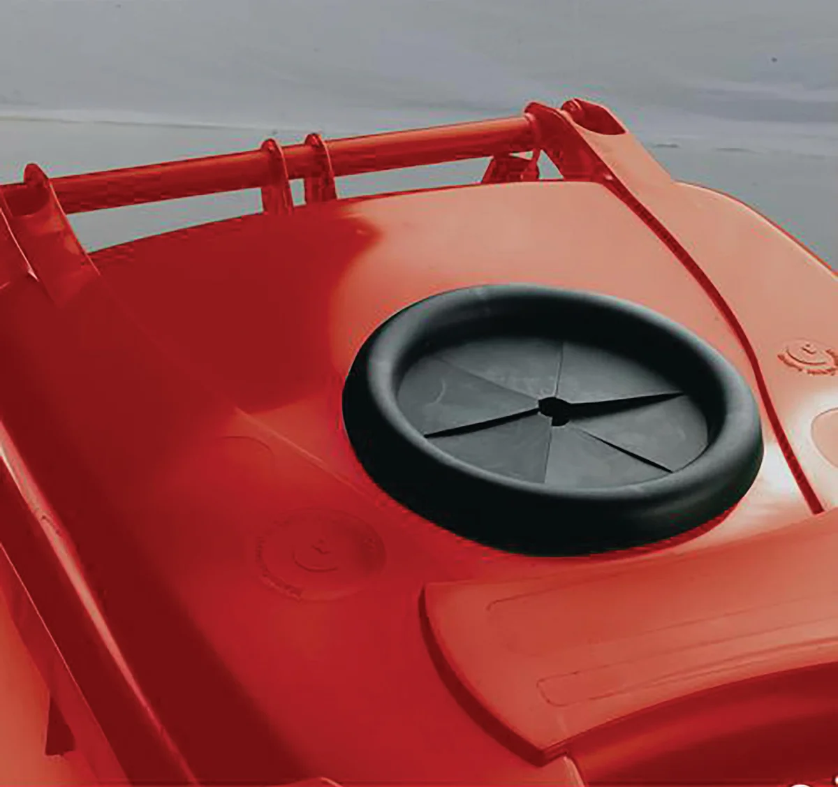 2Work Wheelie Bin 360 Litre with Bottle Bank Aperture and Lock 2W10937 - Image 2