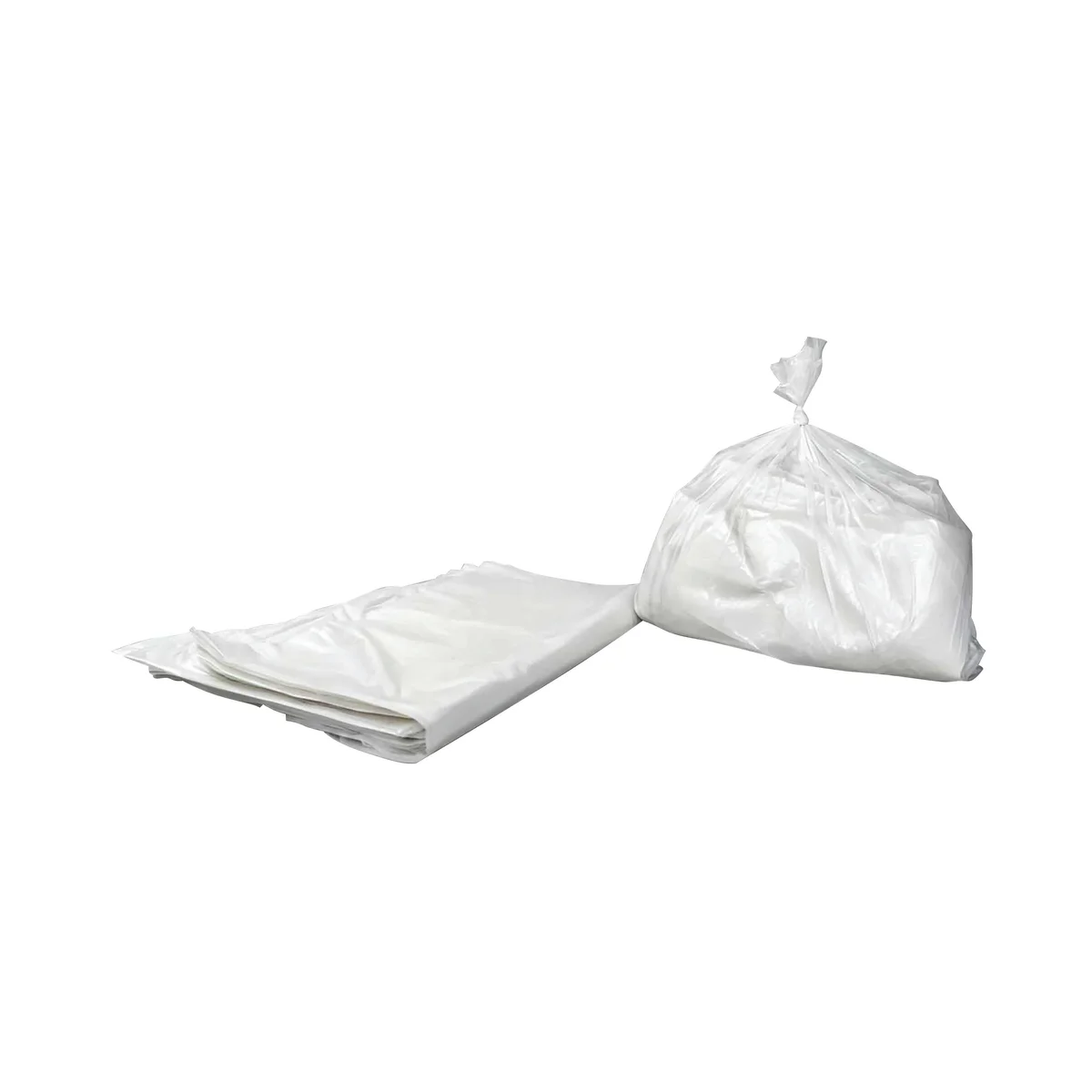 2Work Swing Bin Liner White (Pack of 80) 2W50018 - Image 1