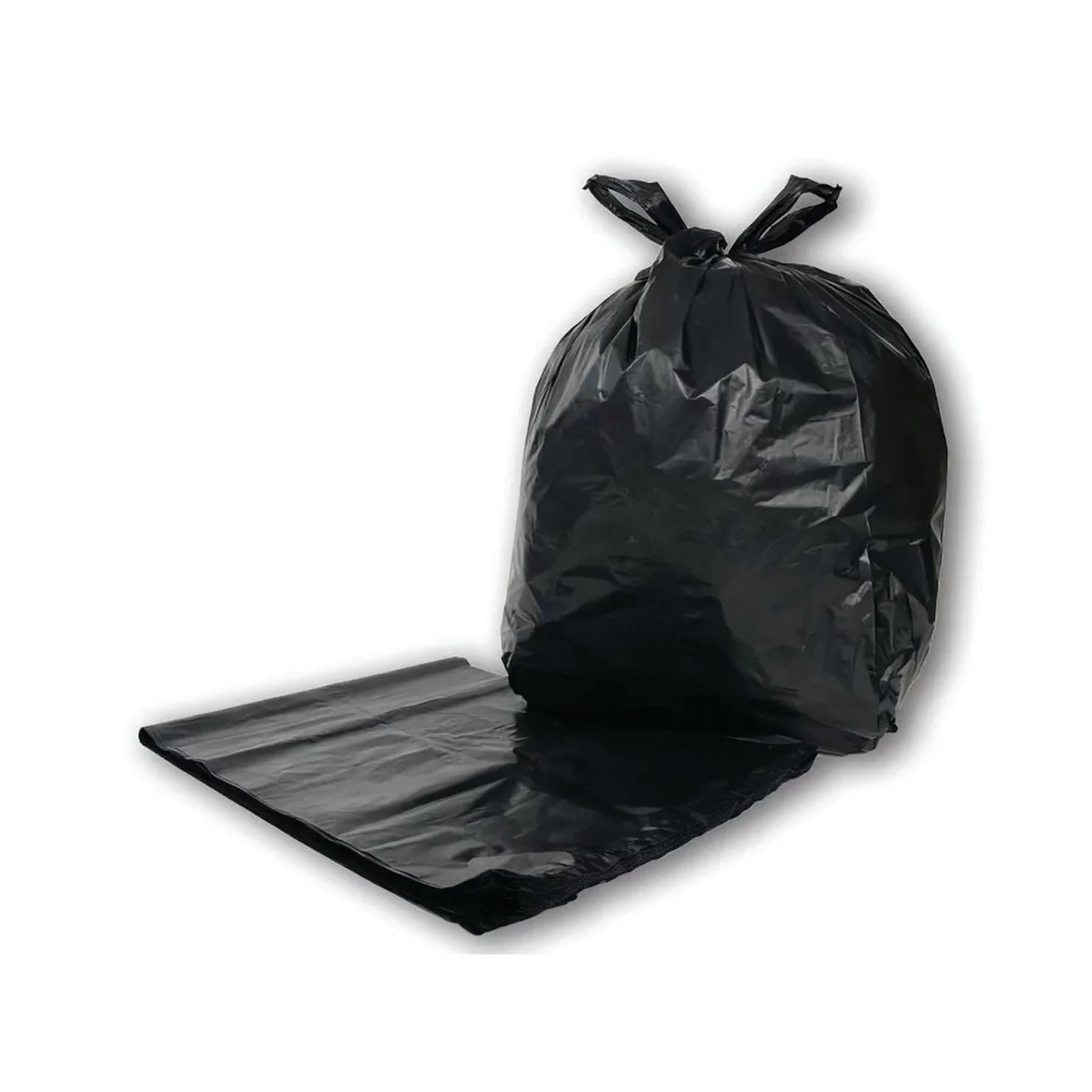 2Work Refuse Sacks Roll Tie Black (Pack of 40) 2W50020 - Image 3