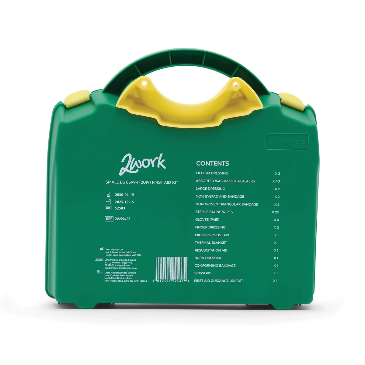2Work BSI Compliant First Aid Kit Small 2W99437 - Image 3