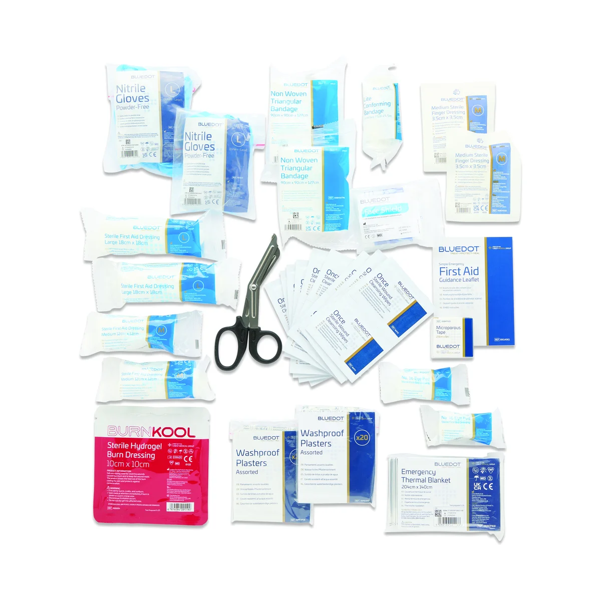 2Work BSI Compliant First Aid Kit Small 2W99437 - Image 4