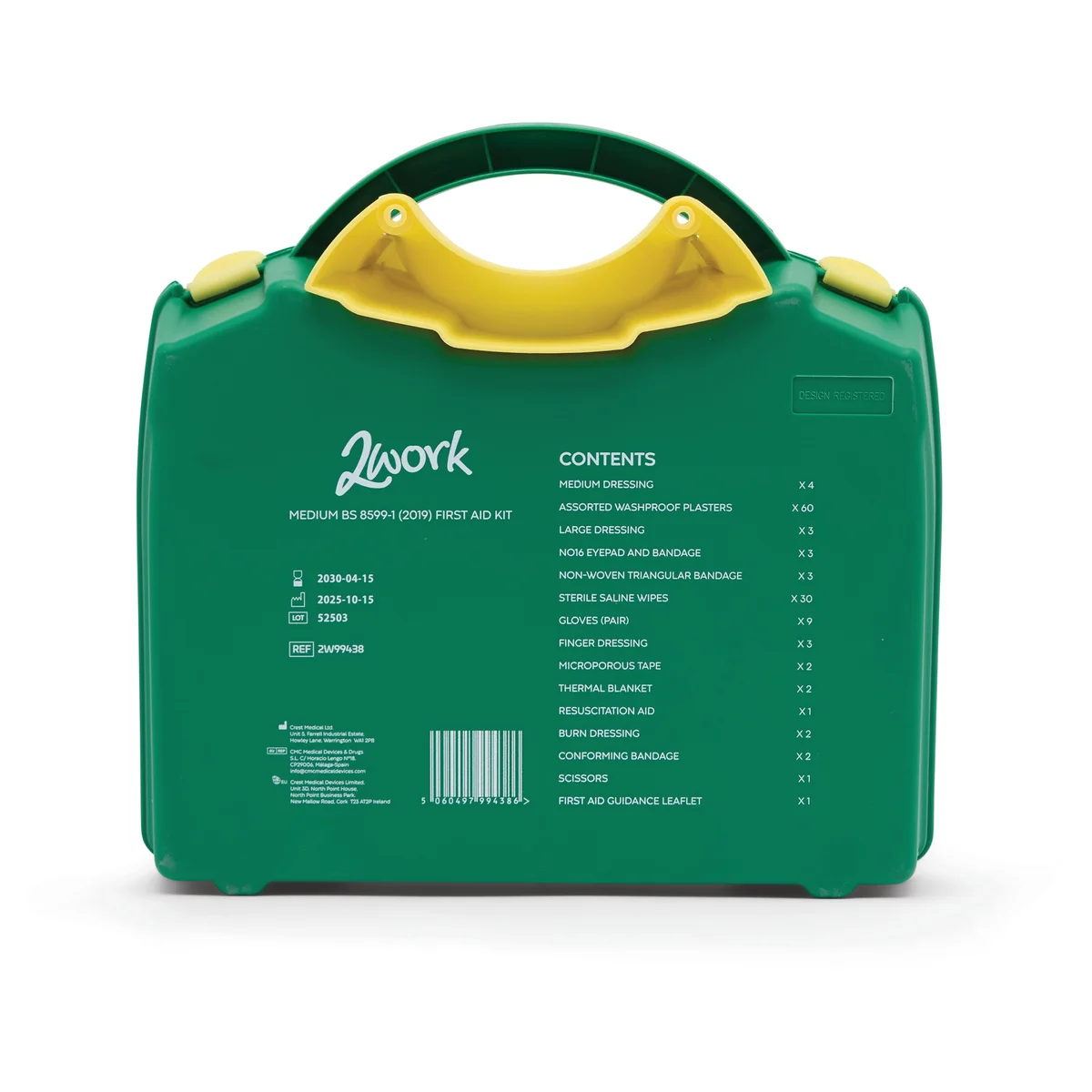 2Work BSI Compliant First Aid Kit Medium 2W99438 - Image 3