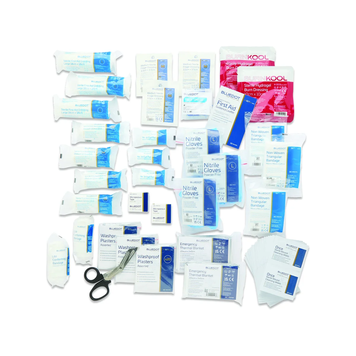 2Work BSI Compliant First Aid Kit Medium 2W99438 - Image 4