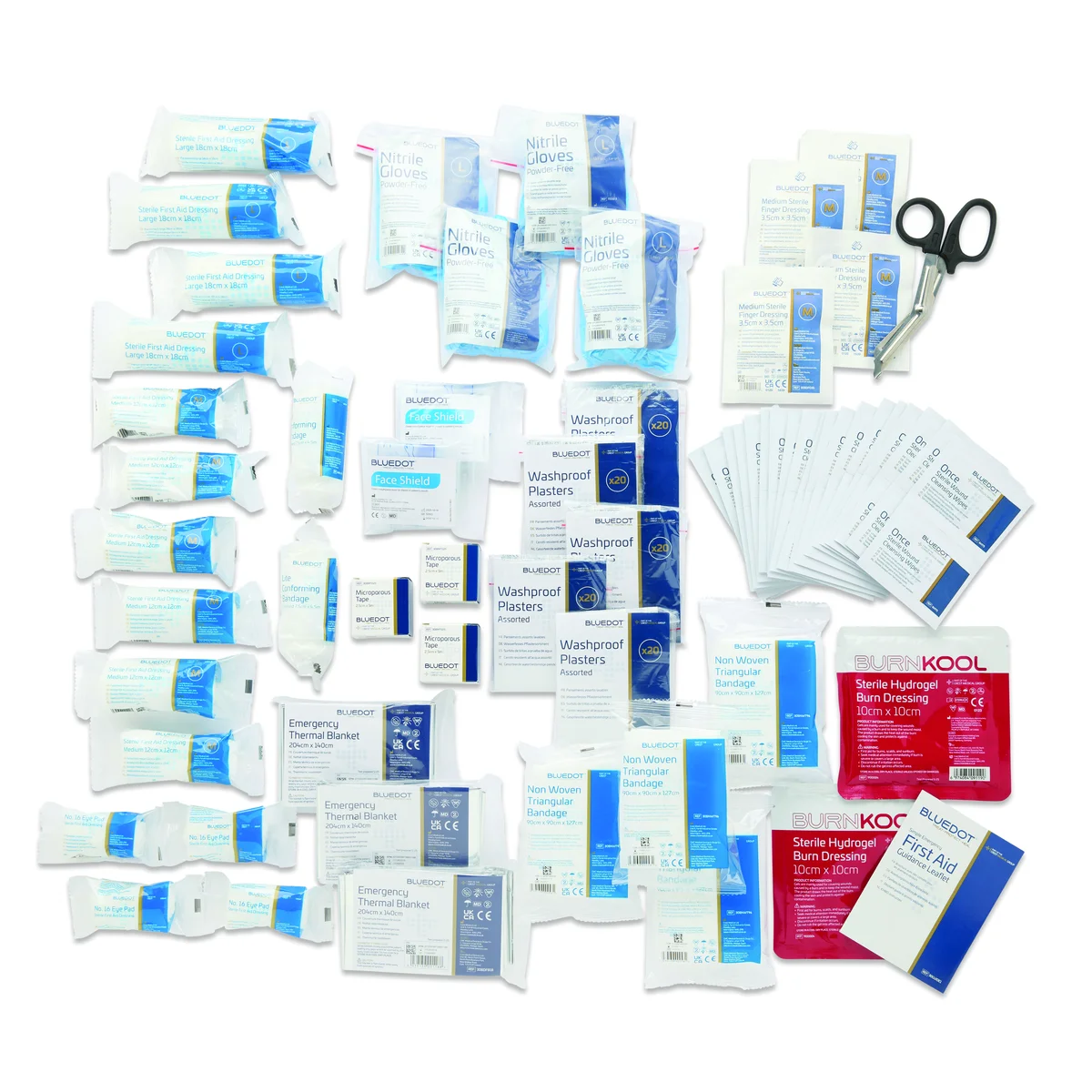 2Work BSI Compliant First Aid Kit Large 2W99439 - Image 4