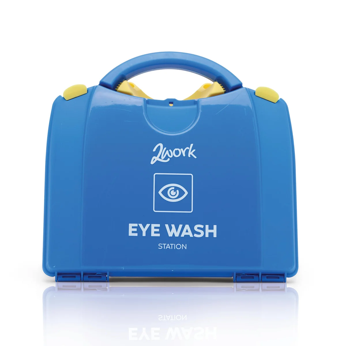 2Work Eyewash Station with Eye Wash Pods and Eye Pad Dressing 2W99440 - Image 2