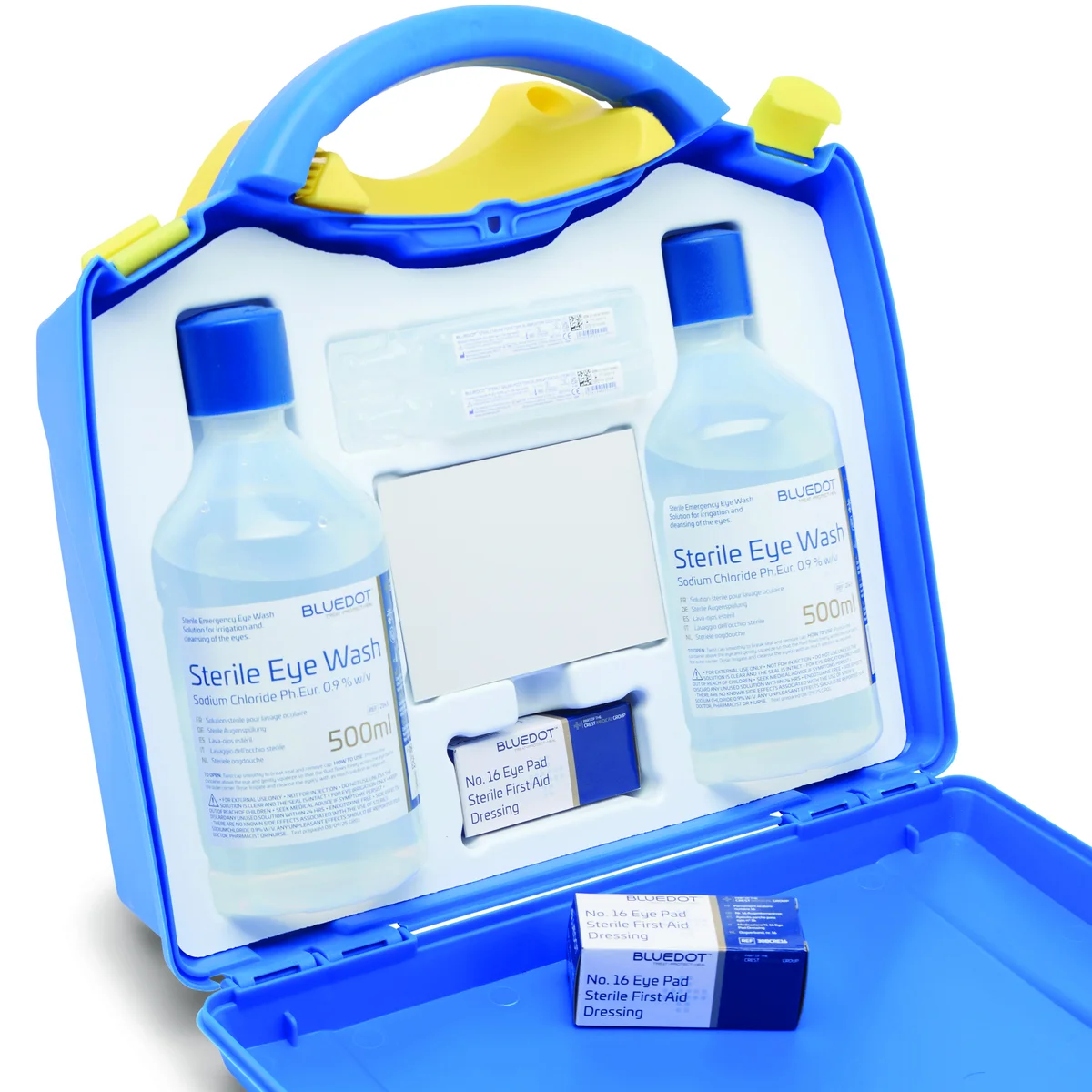 2Work Eyewash Station with Eye Wash Pods and Eye Pad Dressing 2W99440 - Image 4