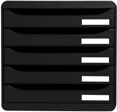 Exacompta Big Box Plus 5 Drawer Set Black 309714D - Image 2