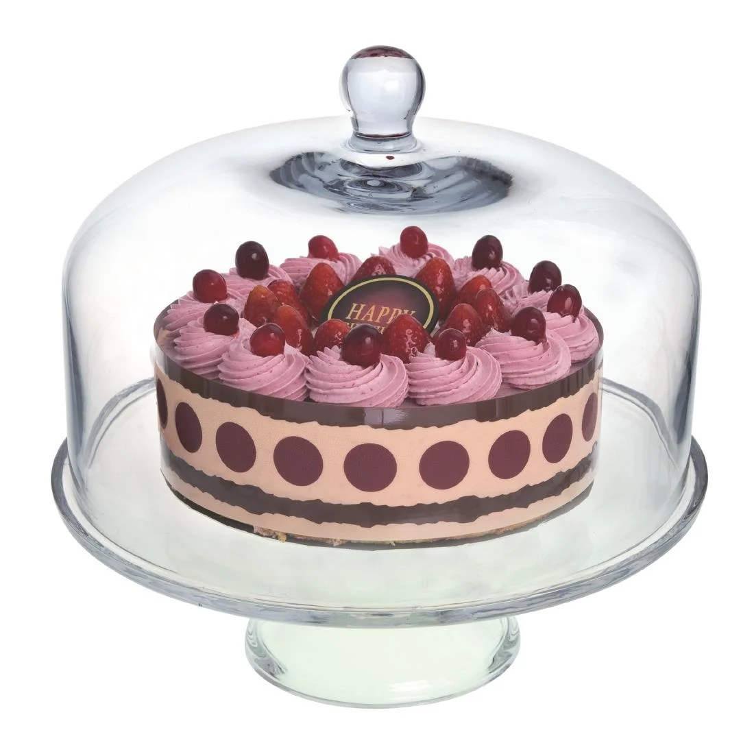 Olympia Glass Cake Stand Dome - Image 3