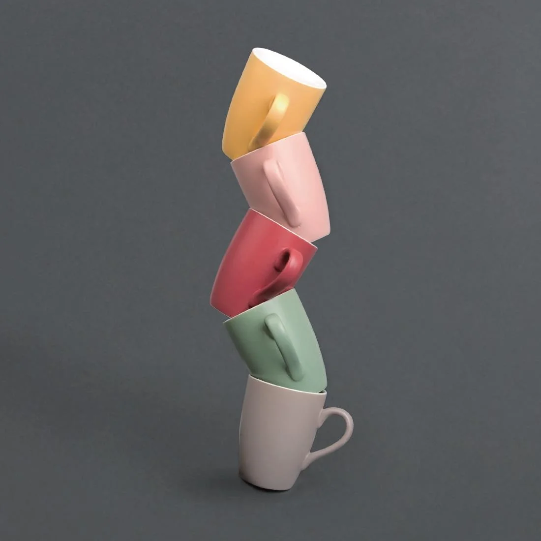Olympia Matt Pastel Mug Yellow 320ml - Image 3