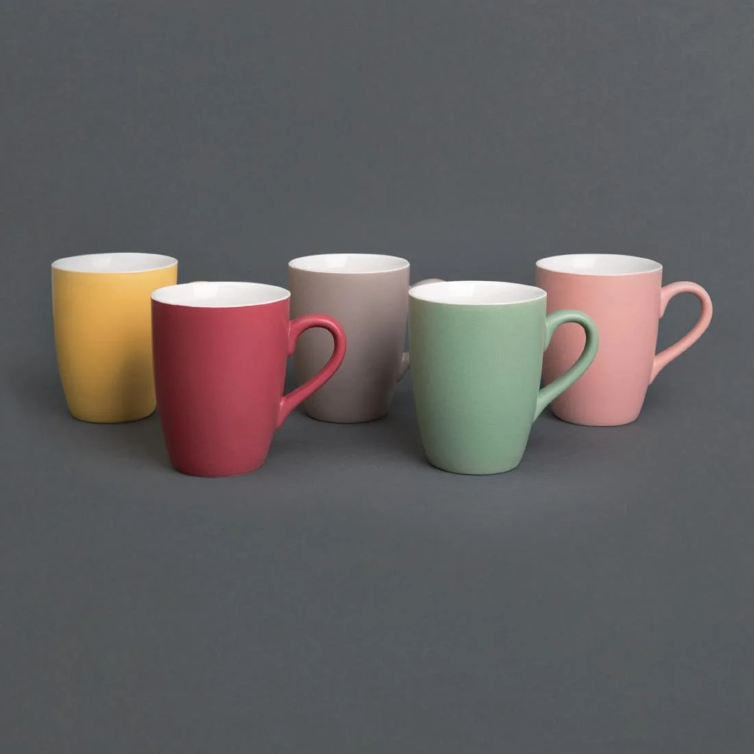 Olympia Matt Pastel Mug Yellow 320ml - Image 4