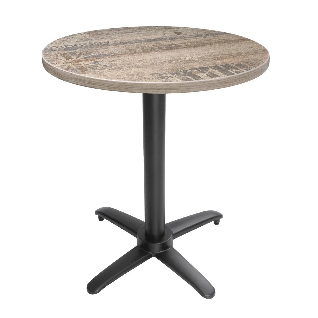 Bolero Aluminium Flip Top Table Base Black - Image 2