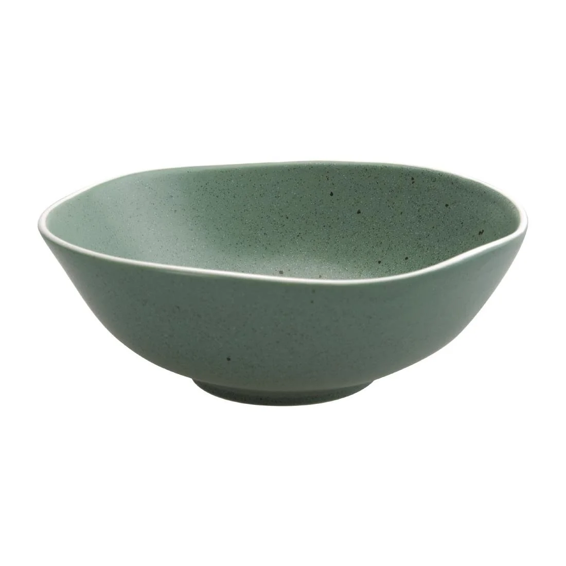 Olympia Chia Deep Bowls Green 210mm (6 Pack)