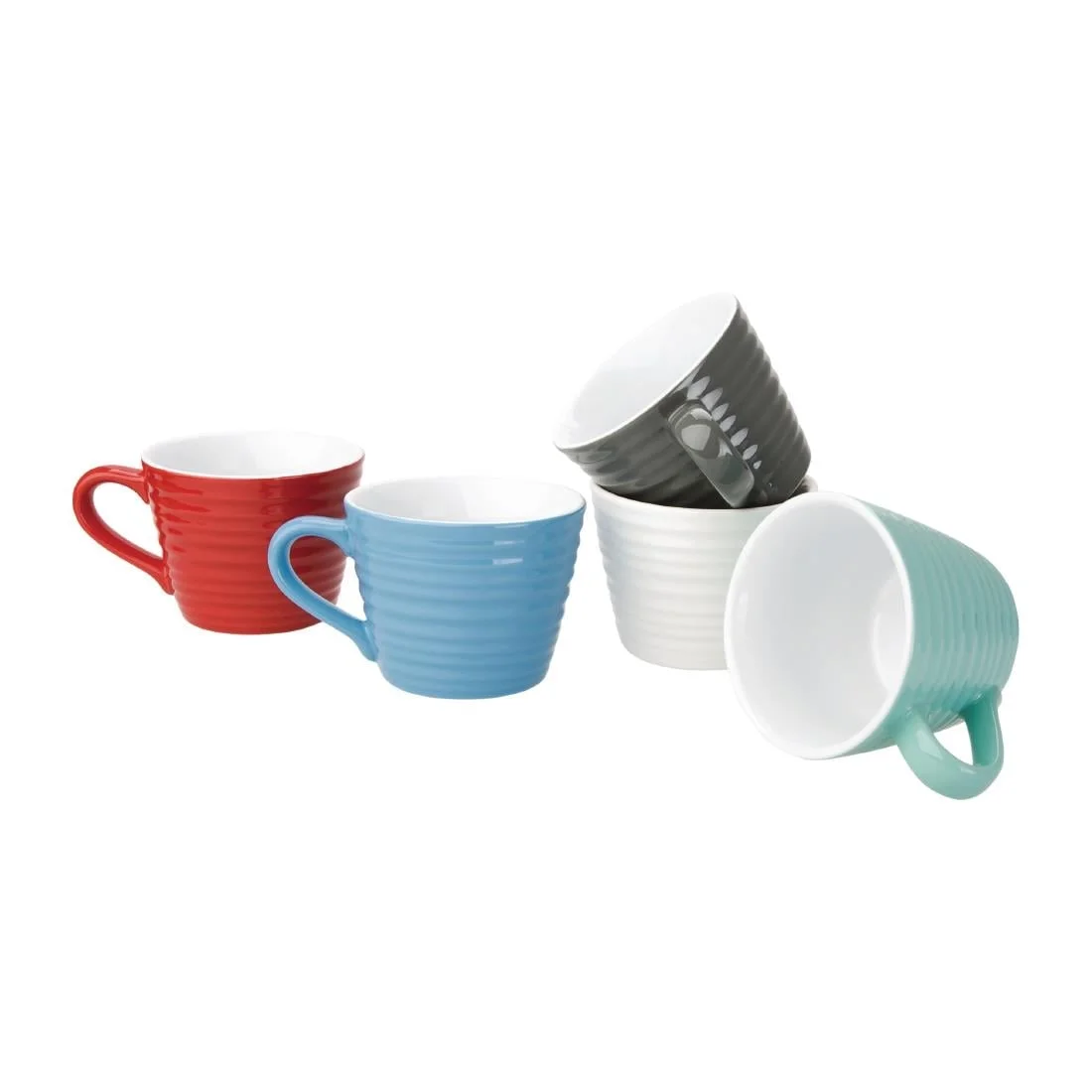 Olympia Cafe Aroma Mugs Red 230ml (6 Pack) - Image 3