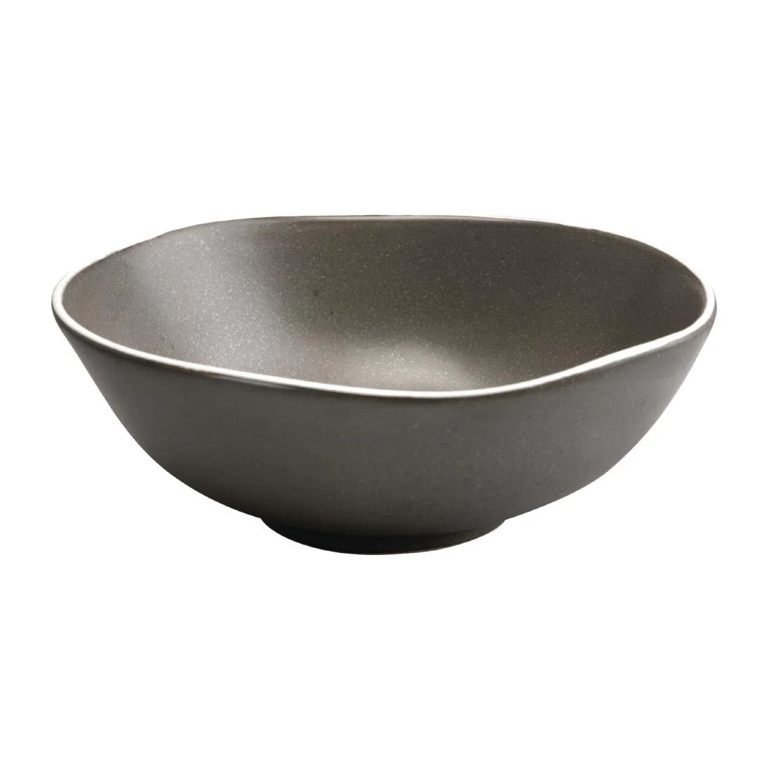 Olympia Chia Deep Bowls Charcoal 210mm (6 Pack)