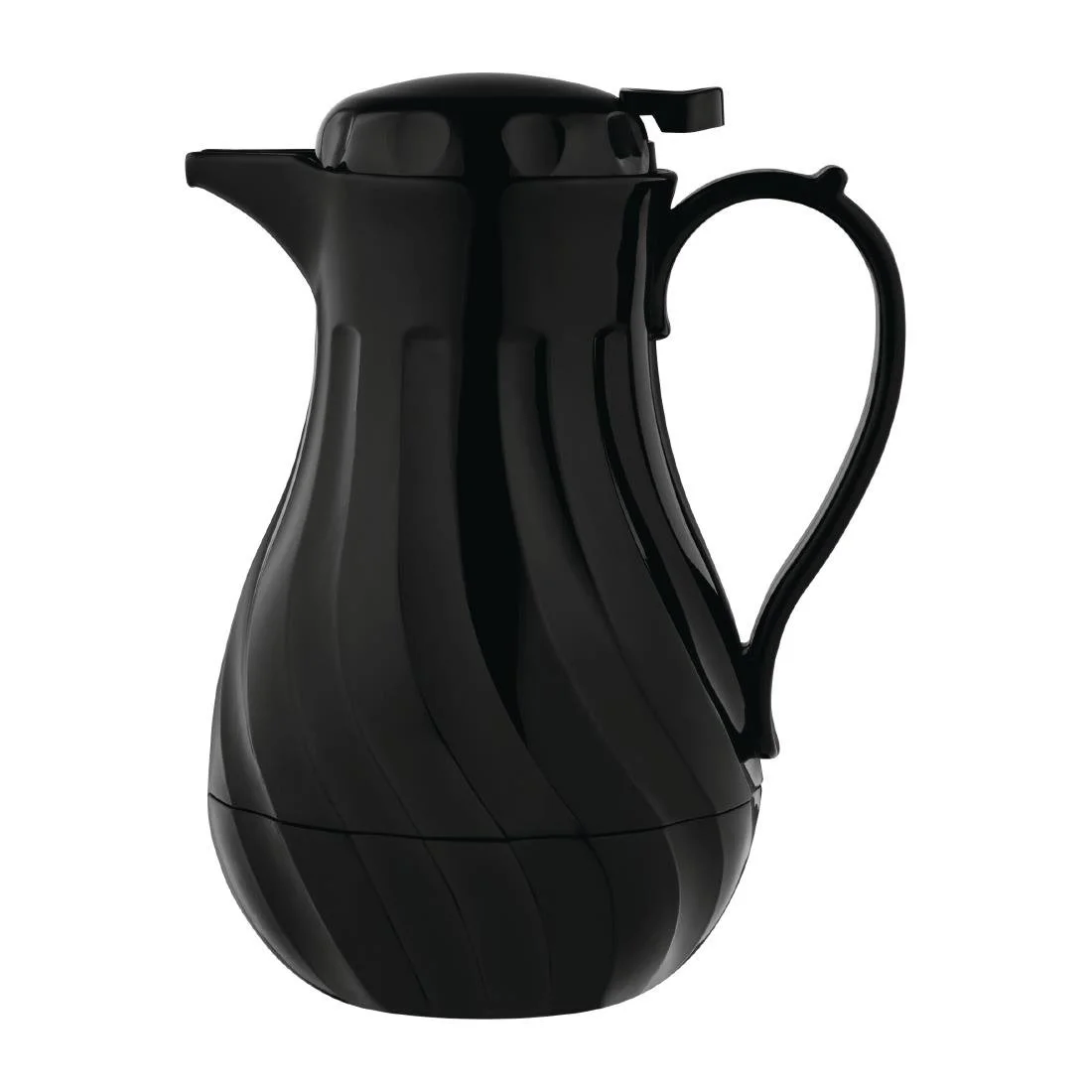 Olympia Insulated Swirl Jug Black 2Ltr - Image 1