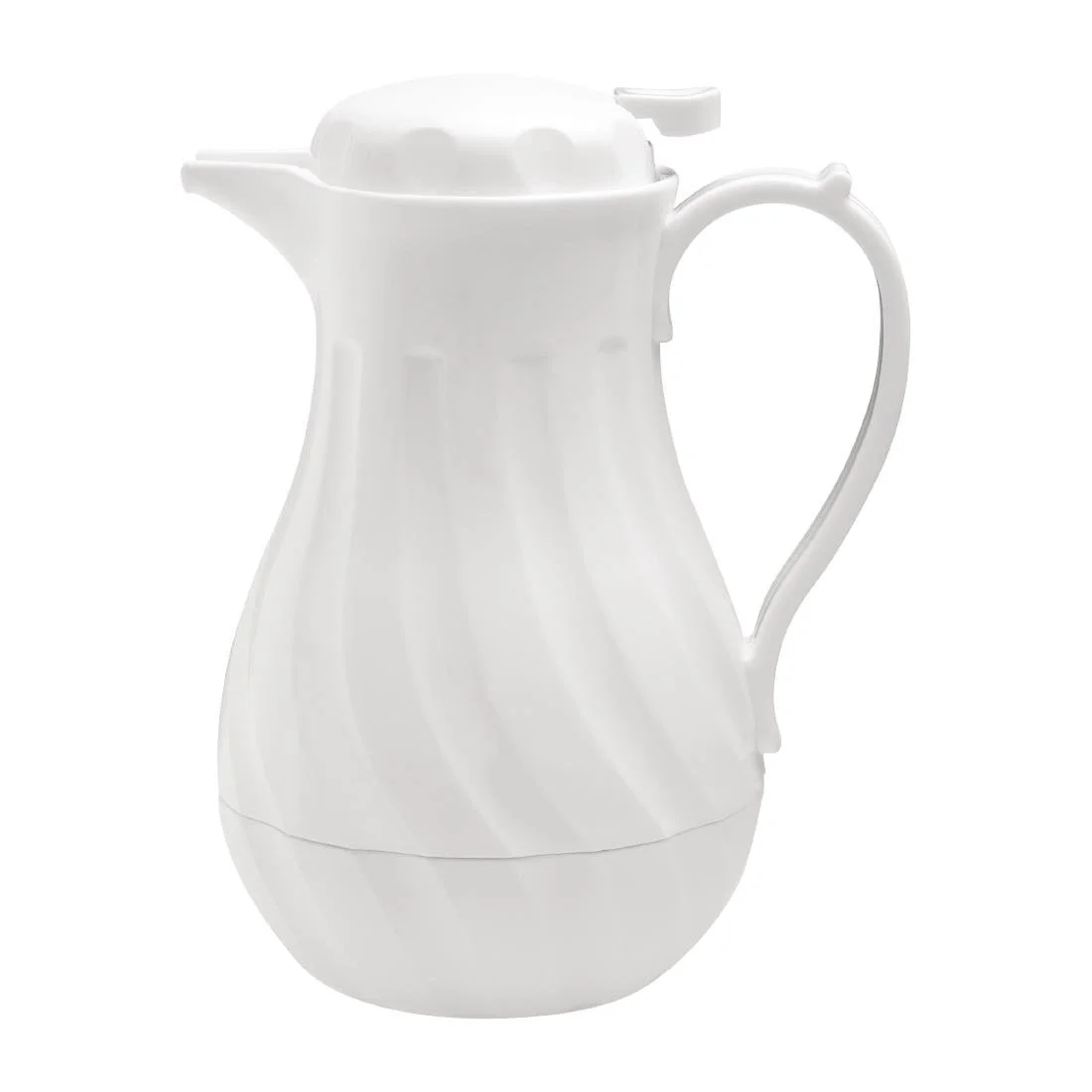Olympia Insulated Swirl Jug White 2Ltr - Image 1