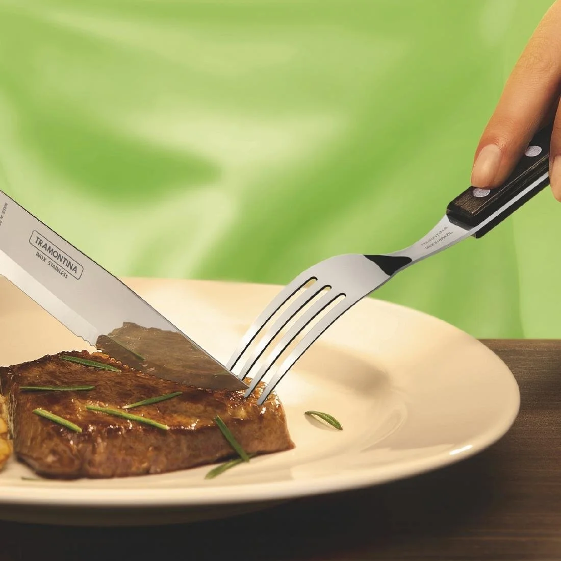 Tramontina Gaucho Steak Forks (6 Pack) - Image 3
