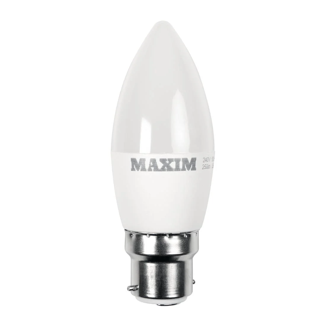 Maxim LED Candle Bayonet Cap Warm White 6W (10 Pack)