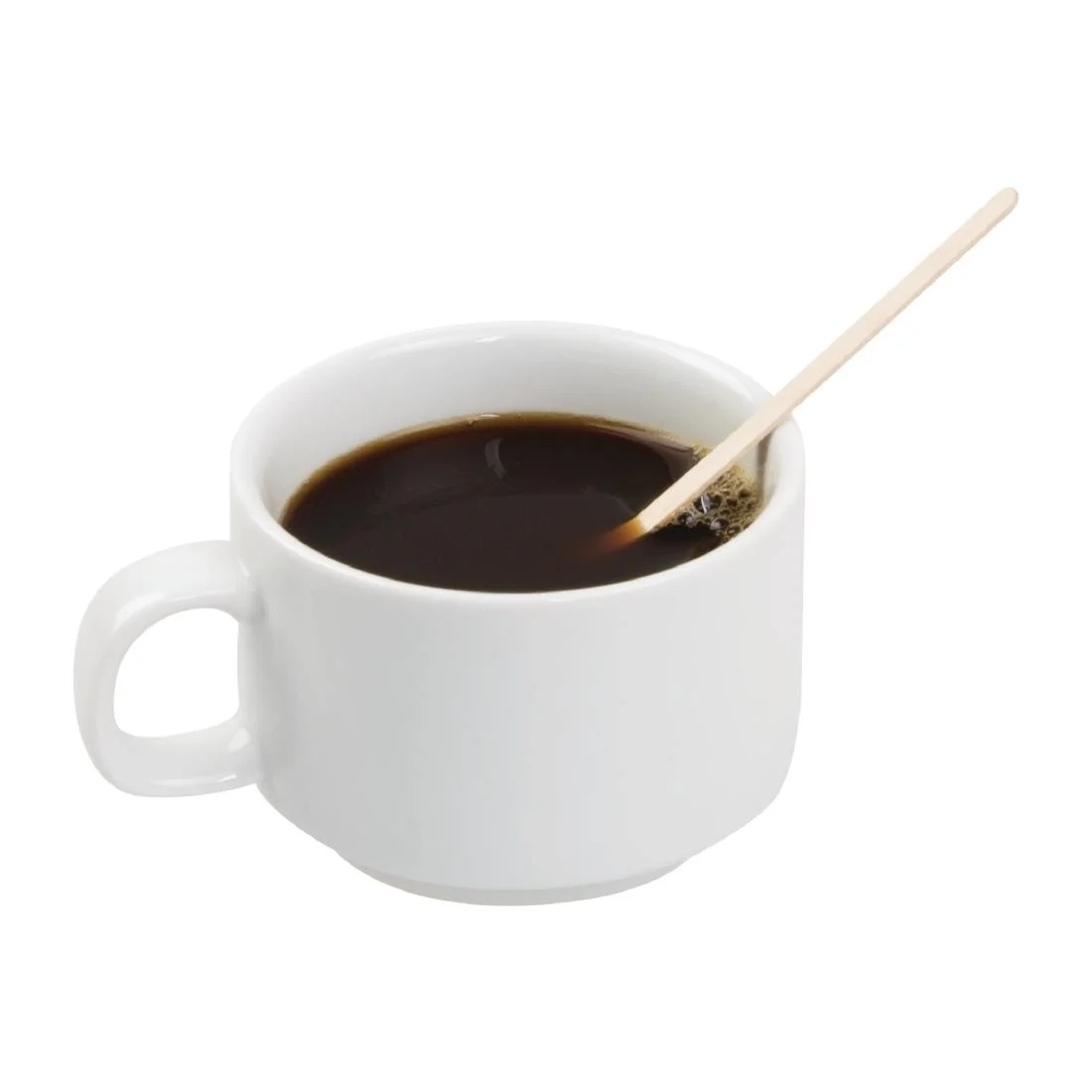 Fiesta Green Biodegradable Wooden Coffee Stirrers 140mm (Pack of 1000) - Image 2