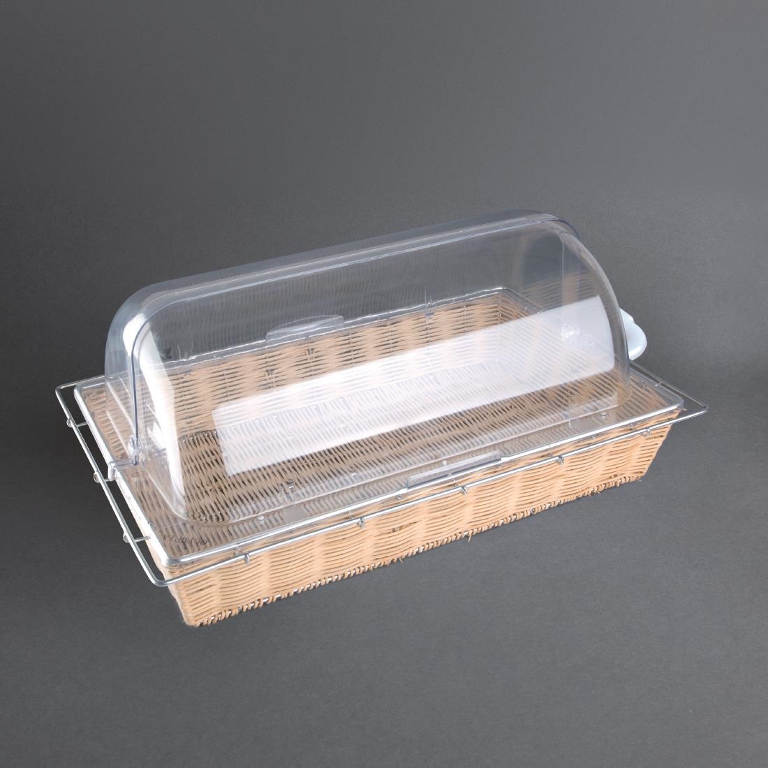 Olympia Polycarbonate Rolltop Cover GN 1/1