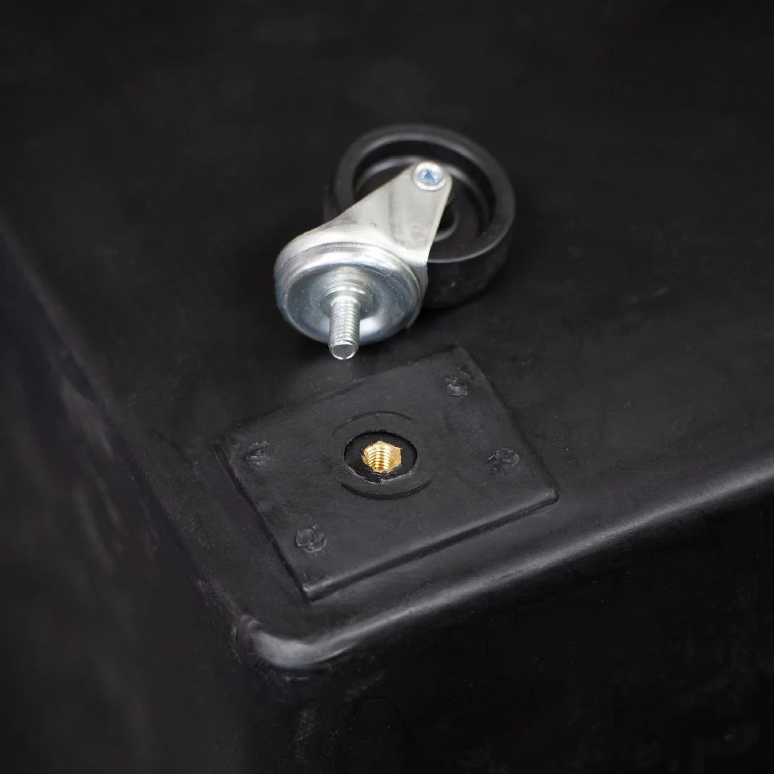 Beaumont Bottle Skip Castors Black Set of 4 - Image 2