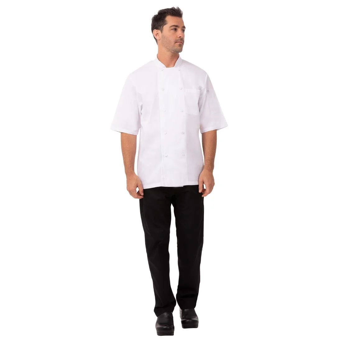 Chef Works Montreal Cool Vent Unisex Chefs Jacket White - Image 2