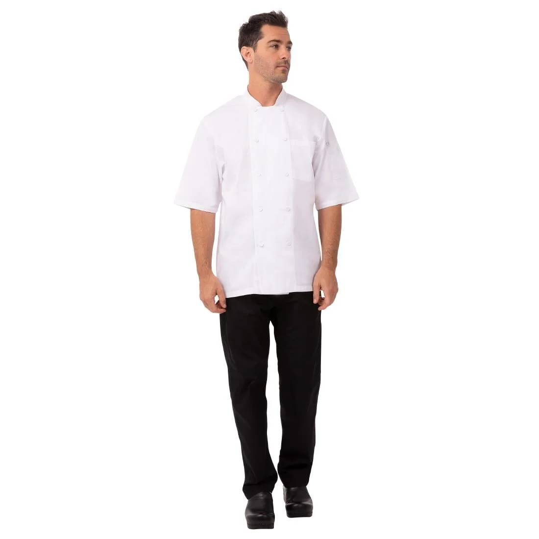 Chef Works Montreal Cool Vent Unisex Chefs Jacket White - Image 4