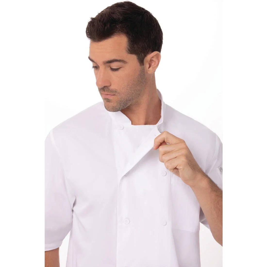 Chef Works Montreal Cool Vent Unisex Chefs Jacket White - Image 5