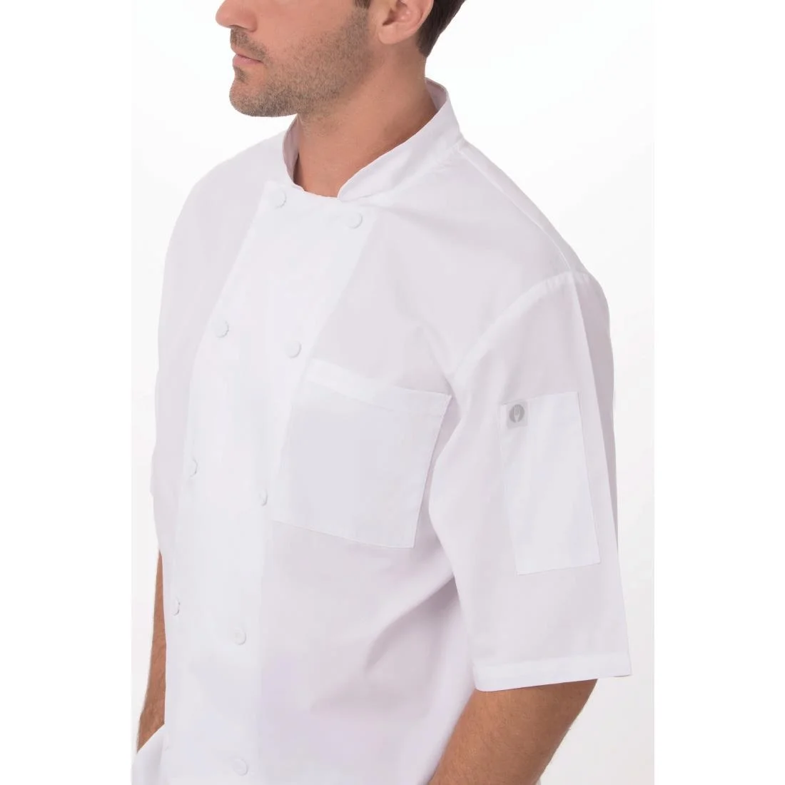 Chef Works Montreal Cool Vent Unisex Chefs Jacket White - Image 6