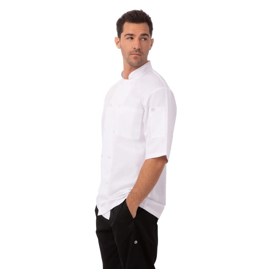 Chef Works Montreal Cool Vent Unisex Chefs Jacket White - Image 8