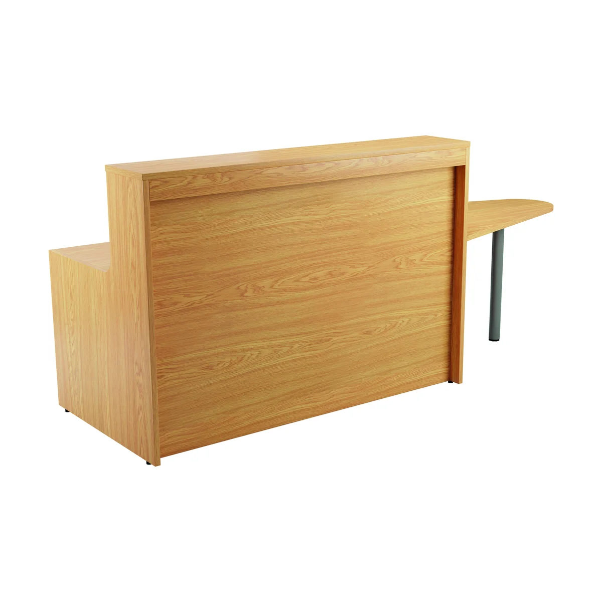 Jemini Reception Unit with Extension 1400x800x740mm Nova Oak KF816295 - Image 4