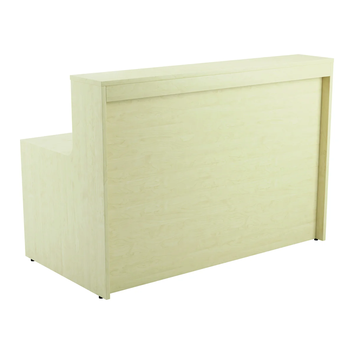 Jemini Reception Unit 1400x800x740mm Maple KF818214 - Image 4