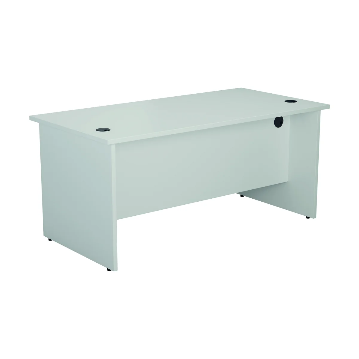 Jemini Rectangular Panel End Desk 1200x800x730mm White KF804376 - Image 4