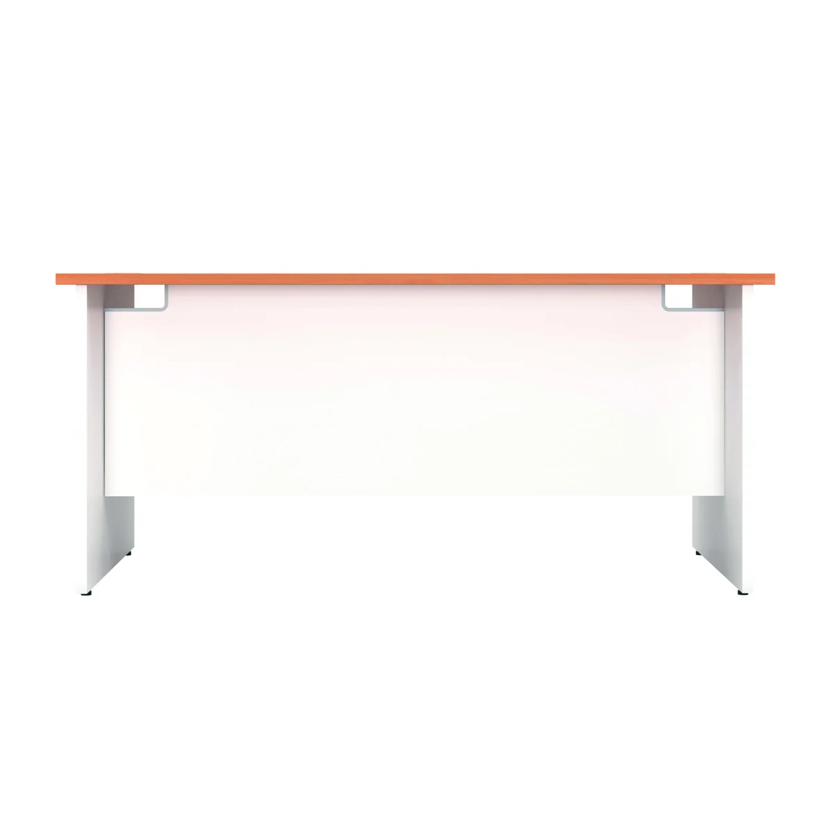 Jemini Rectangular Panel End Desk 1600x800x730mm Beech KF804765 - Image 4
