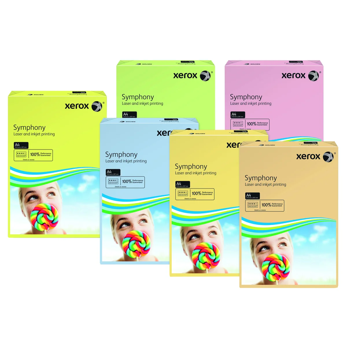 Xerox Symphony A4 Paper 80gsm Pastel Yellow (Pack of 500) 003R93975 - Image 4