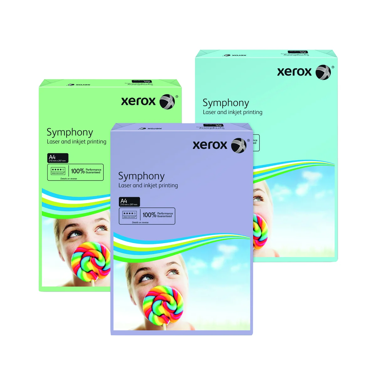Xerox Symphony A4 Paper 80gsm Mid-Blue (Pack of 500) 003R93968 - Image 4