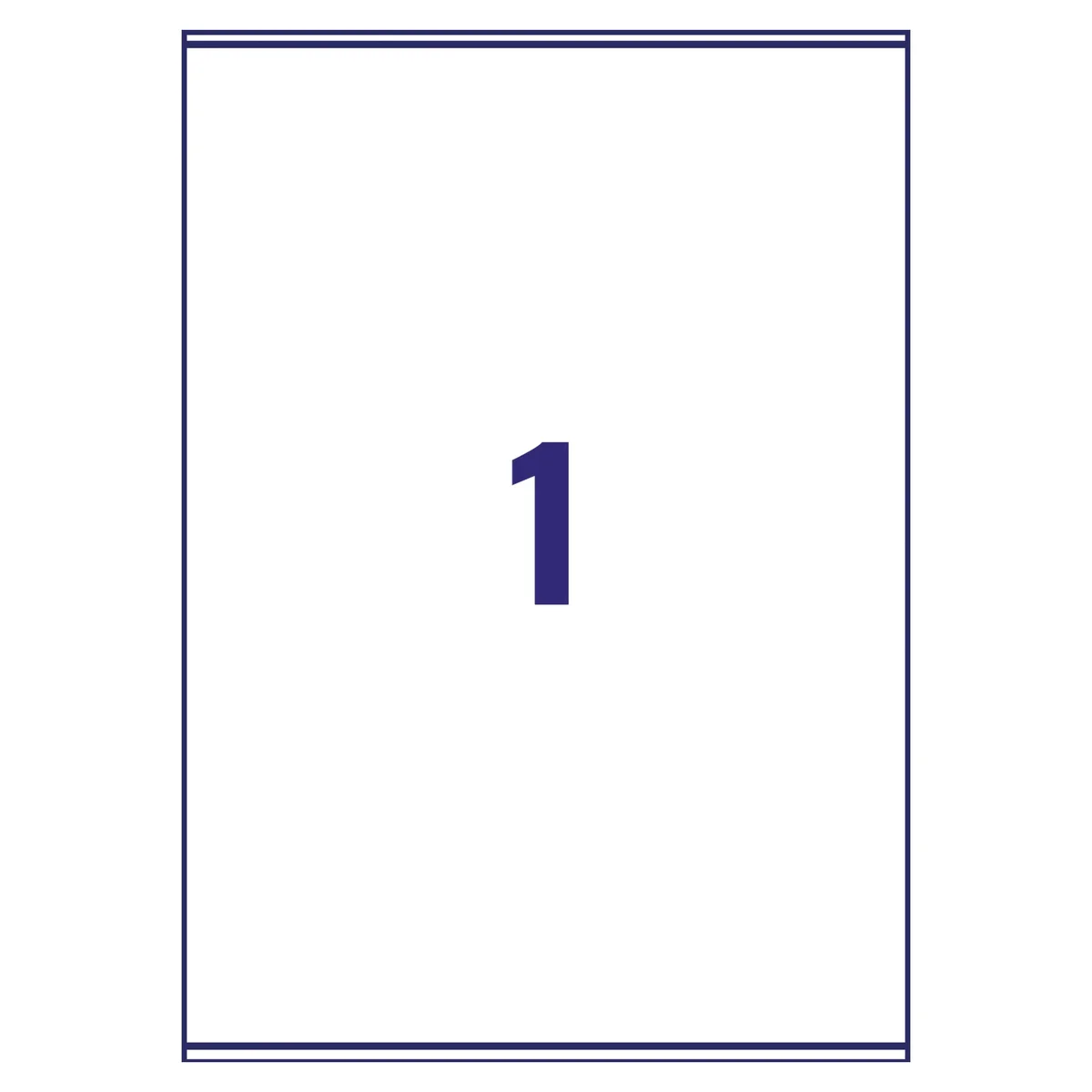 Avery Ultragrip Laser Labels 199.6x289.1mm Wht (Pack of 100) L7167-100 - Image 2