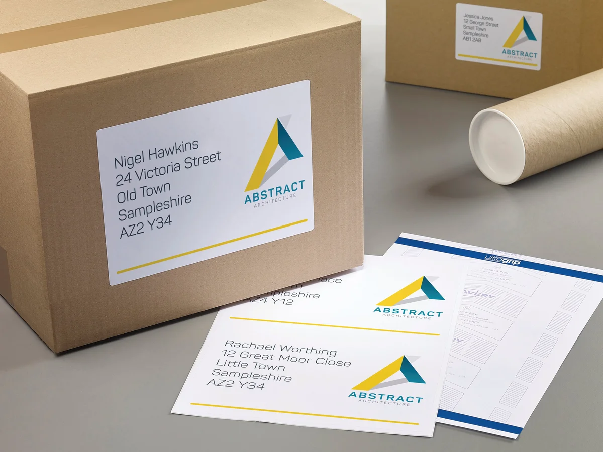 Avery Ultragrip Laser Labels 199.6x143.5mm Wht (Pack of 500) L7168-250 - Image 3