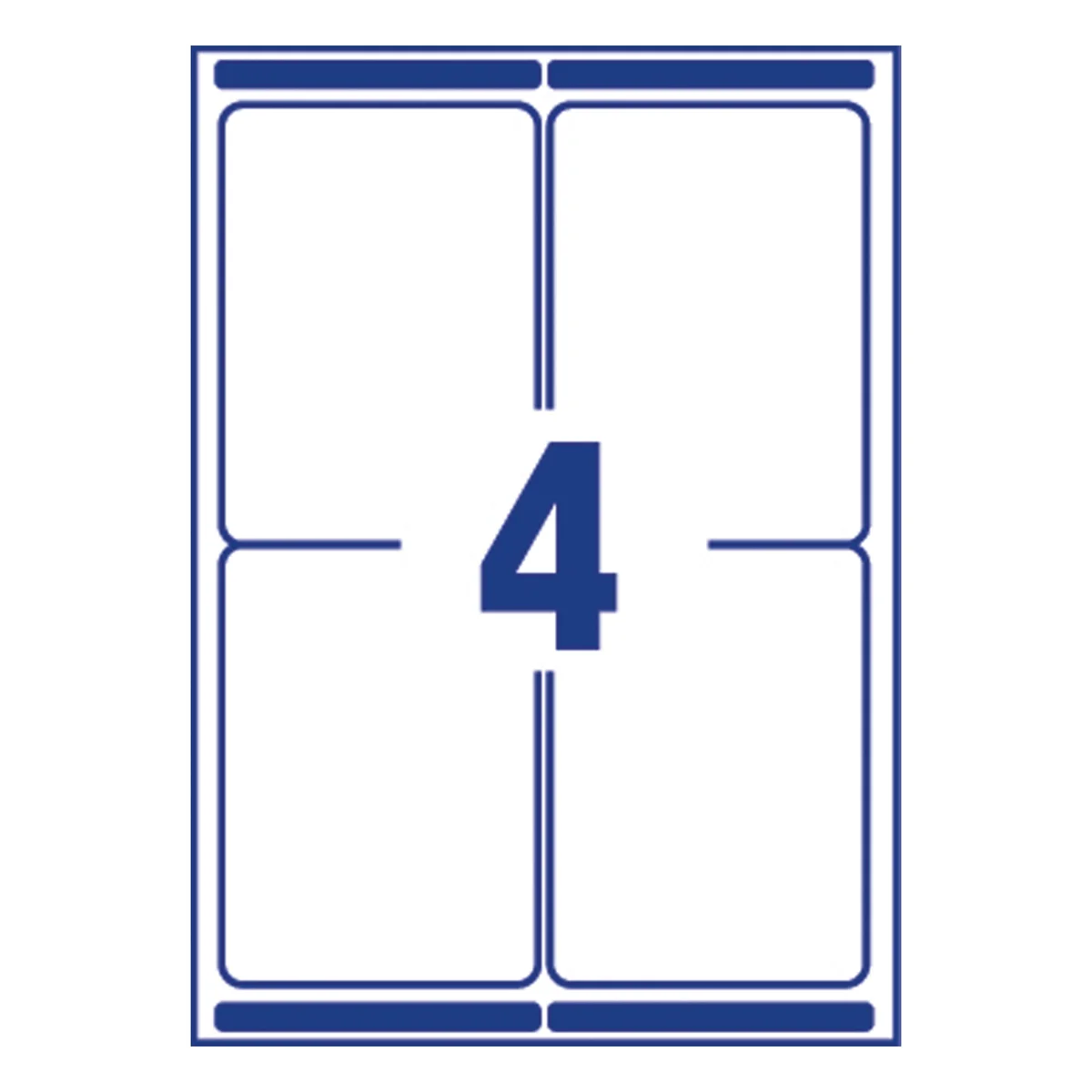 Avery Ultragrip Laser Labels 139x99.1mm White (Pack of 400) L7169-100 - Image 2