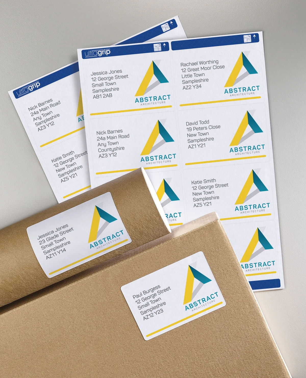 Avery Ultragrip Laser Labels 139x99.1mm White (Pack of 400) L7169-100 - Image 3