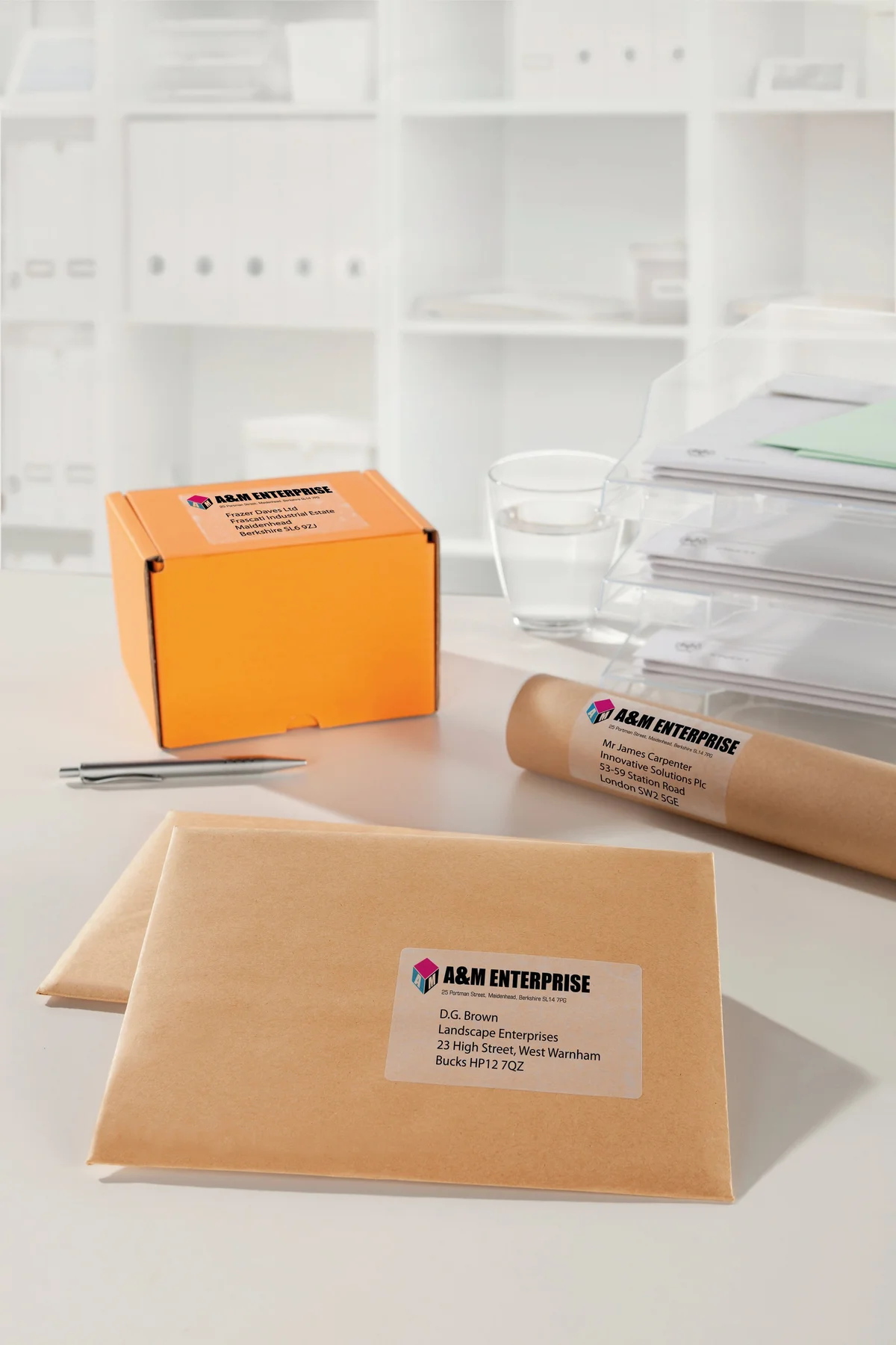 Avery Laser Label 99.1x67.7mm 8 Per Sheet Clear (Pack of 200) L7565-25 - Image 3