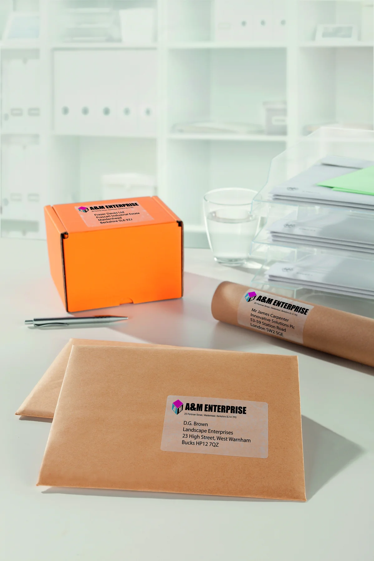 Avery Laser Label 99.1x67.7mm 8 Per Sheet Clear (Pack of 200) L7565-25 - Image 4