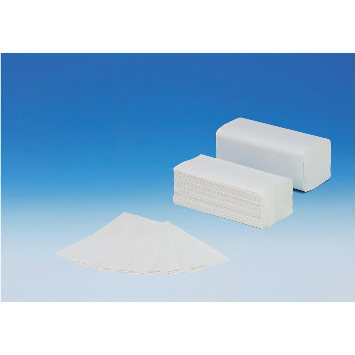 5 Star V-Fold 2-Ply Recycled Hand Towel 250x210mm 200 Towels Per Sleeve (Pack of 15) 930122 - Image 2