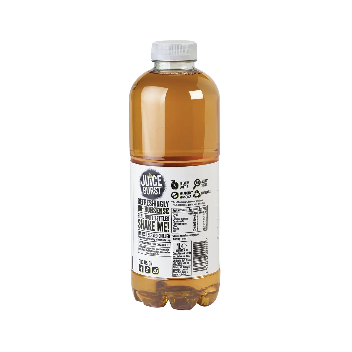 Juice Burst Apple Juice 1 Litre (Pack of 12) 12485 - Image 2