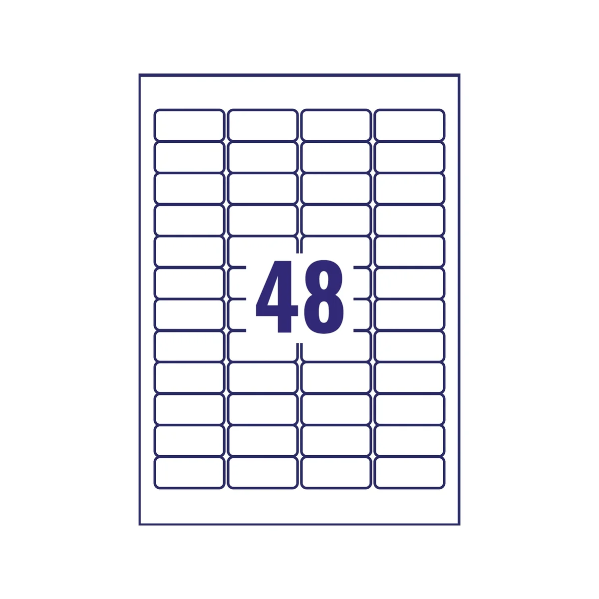 Avery Laser Label Heavy Duty 48 Per Sheet White (Pack of 960) L4778-20 - Image 3