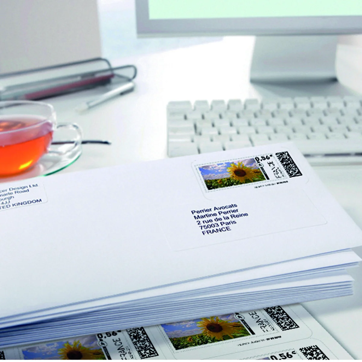 Avery Inkjet Address Labels QuickDRY 63.5x38.1mm 21 Per Sheet White (Pack of 525) J8160-25 - Image 4