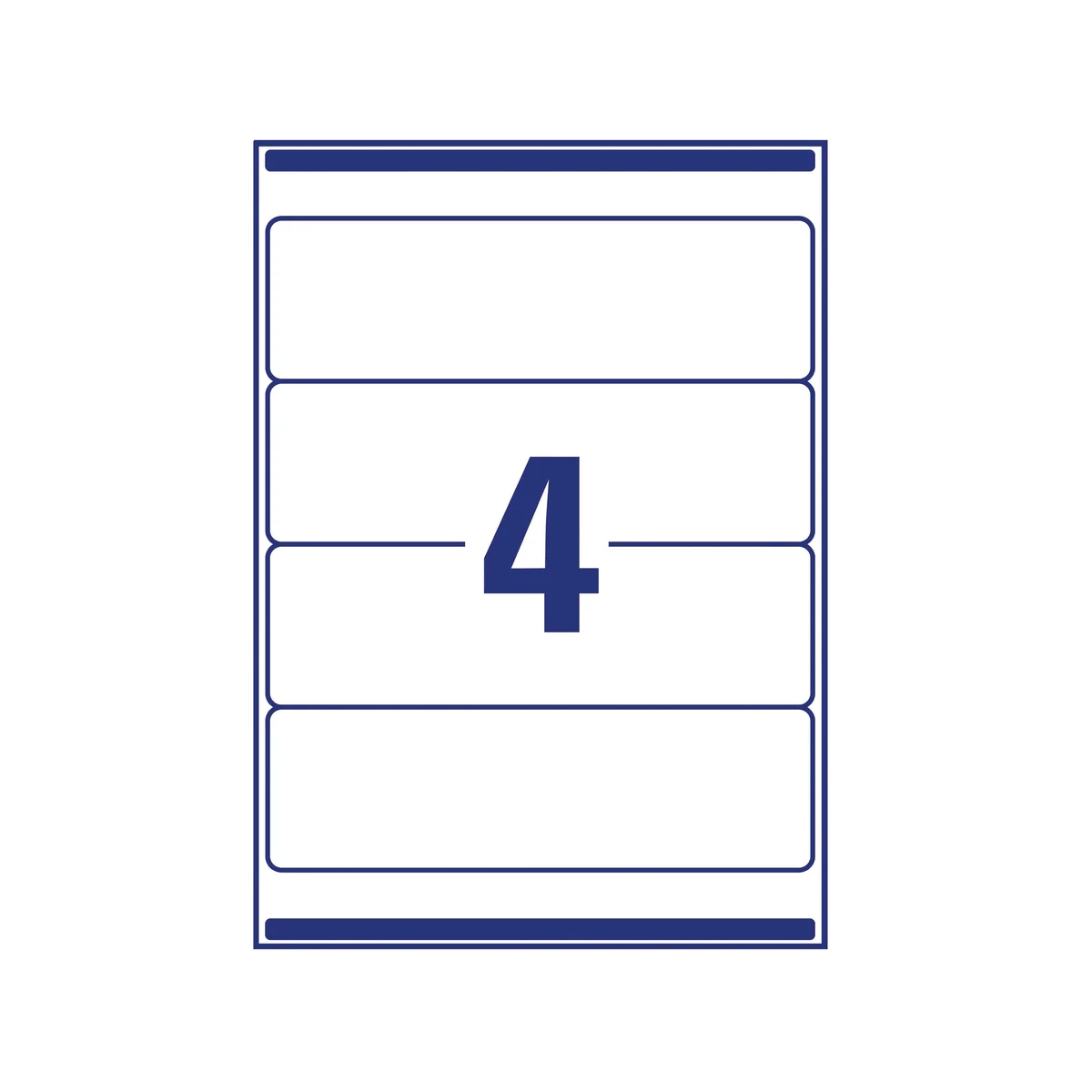 Avery Lever Arch Spine Label 200x60mm (Pack of 80) L7171A-20 - Image 3