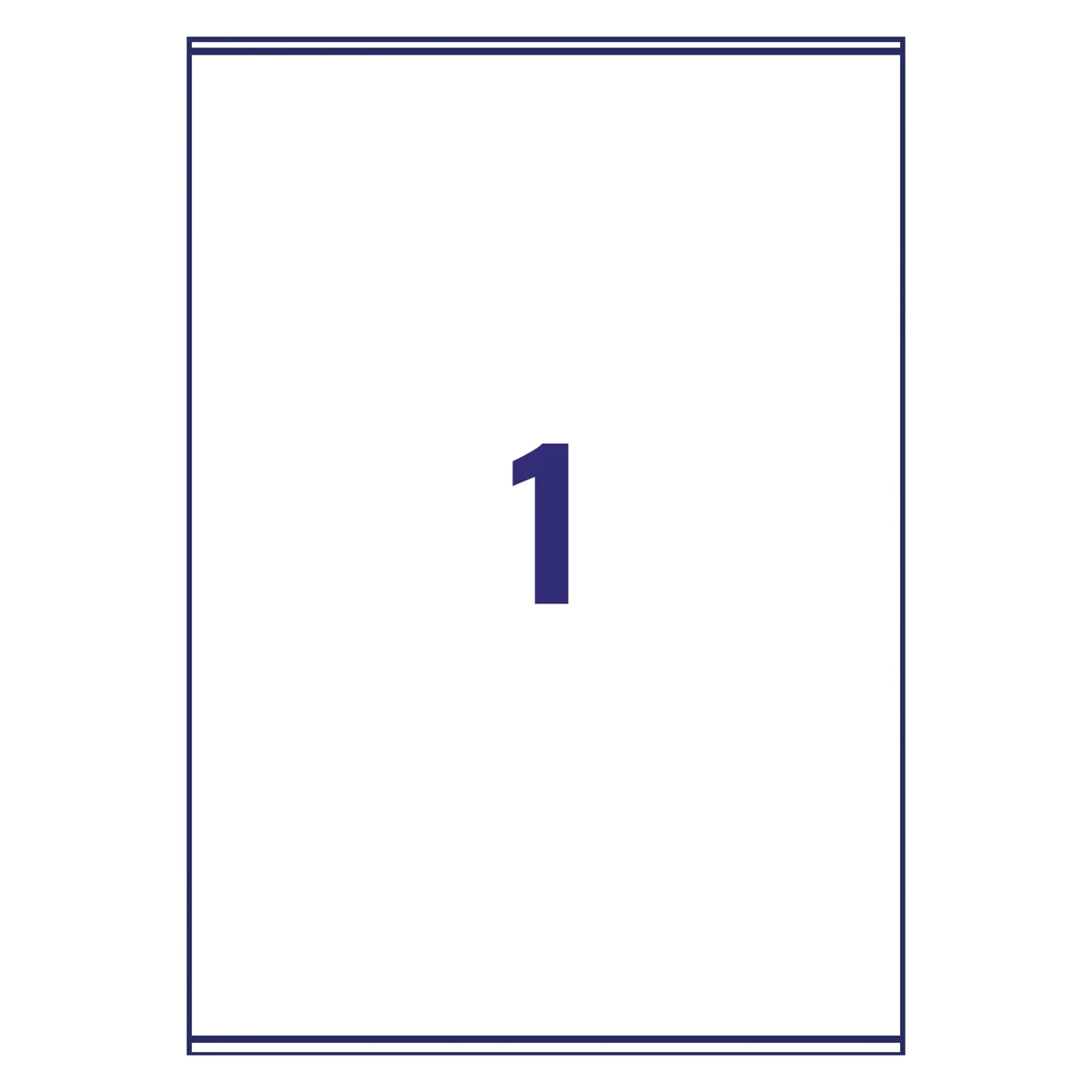 Avery Laser Parcel Label 1 Per Sheet Clear (Pack of 25) L7567-25 - Image 3