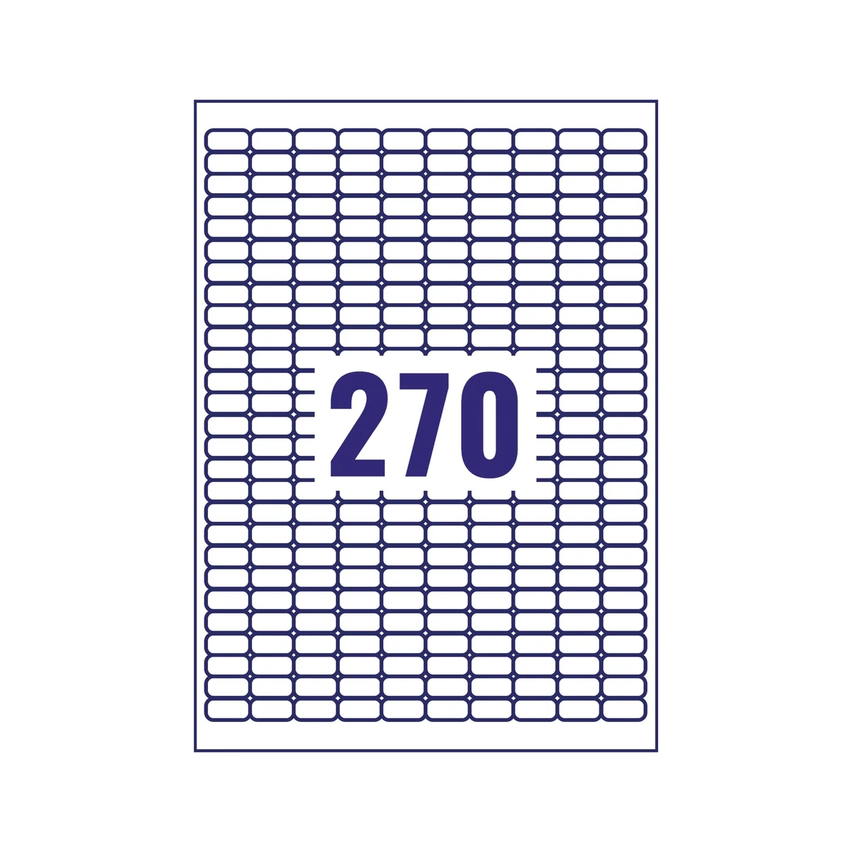 Avery Laser Mini Labels 17.8x10mm 270 per sheet White (Pack of 6750) L4730REV-25 - Image 3