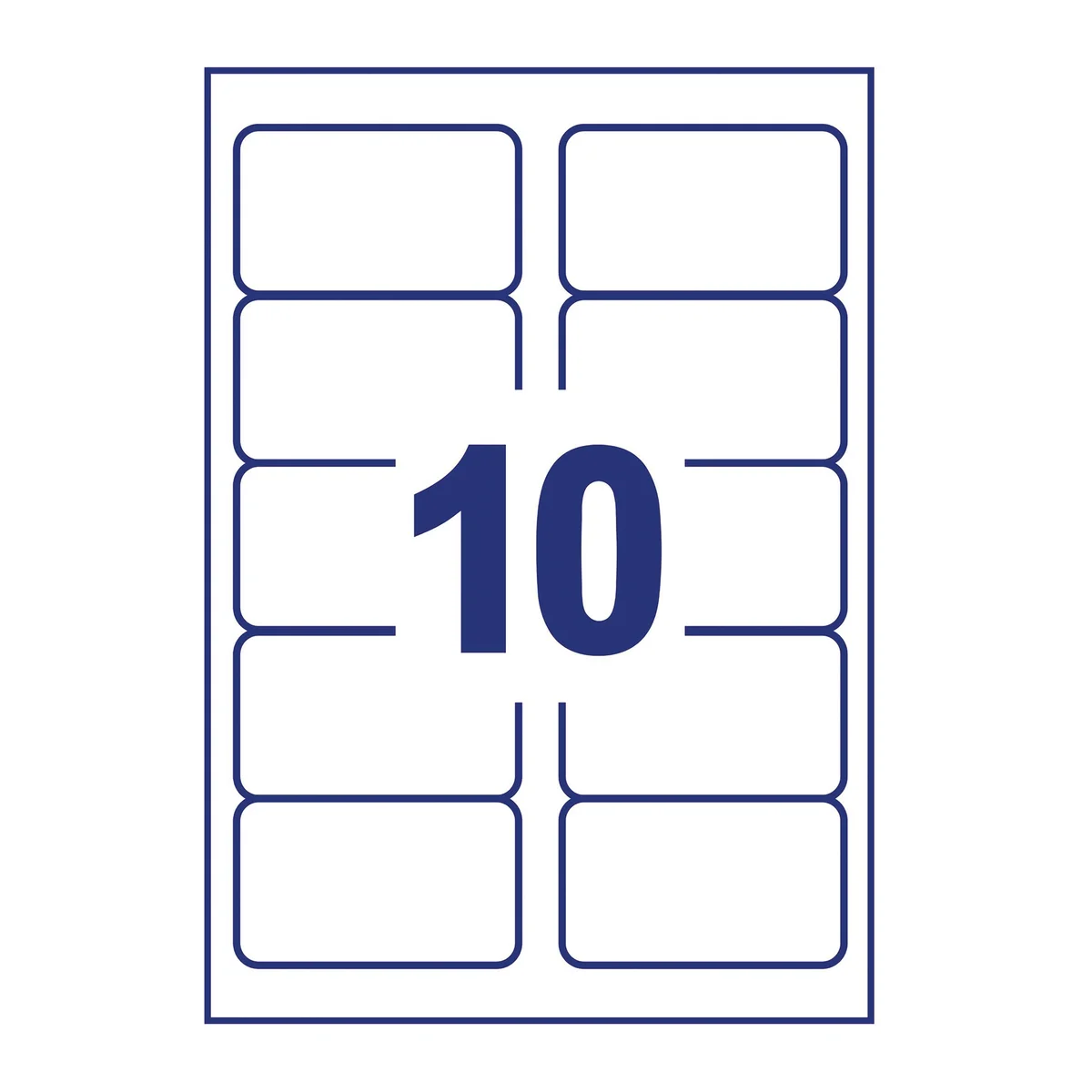 Avery Self-Adhesive Name Badges 80x50mm (Pack of 150) J4785-15 - Image 3